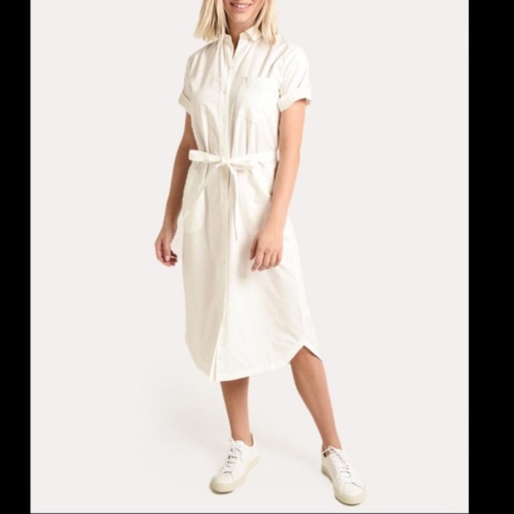 ATM | White Shirt Dress